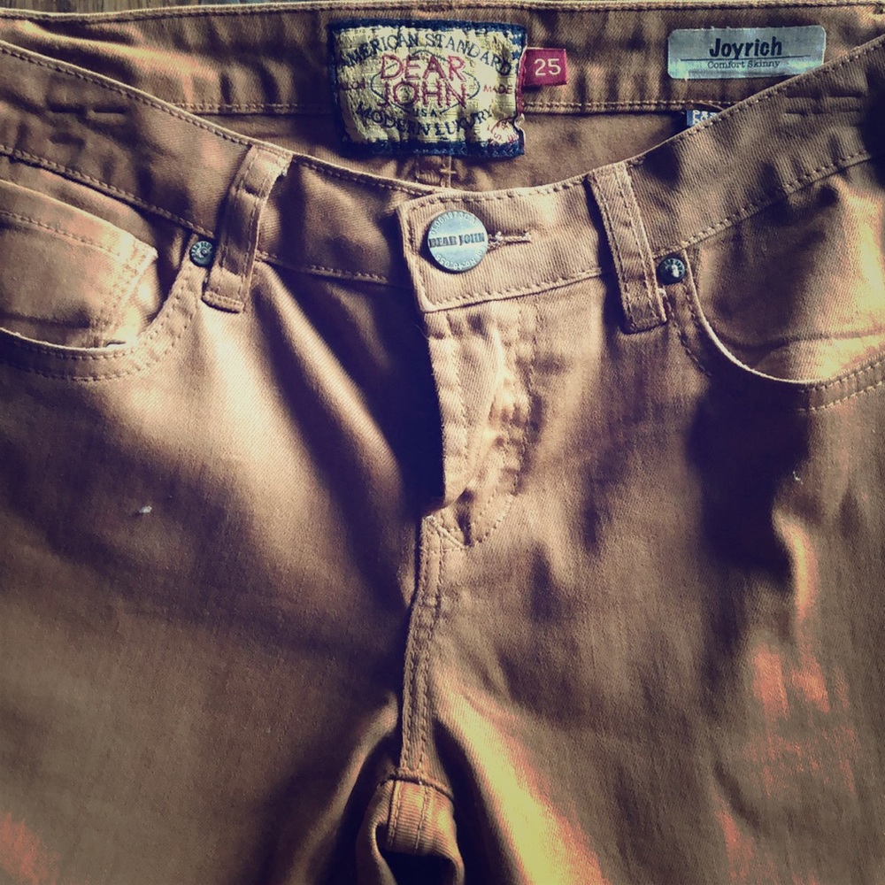 Waxed Denim Jeans